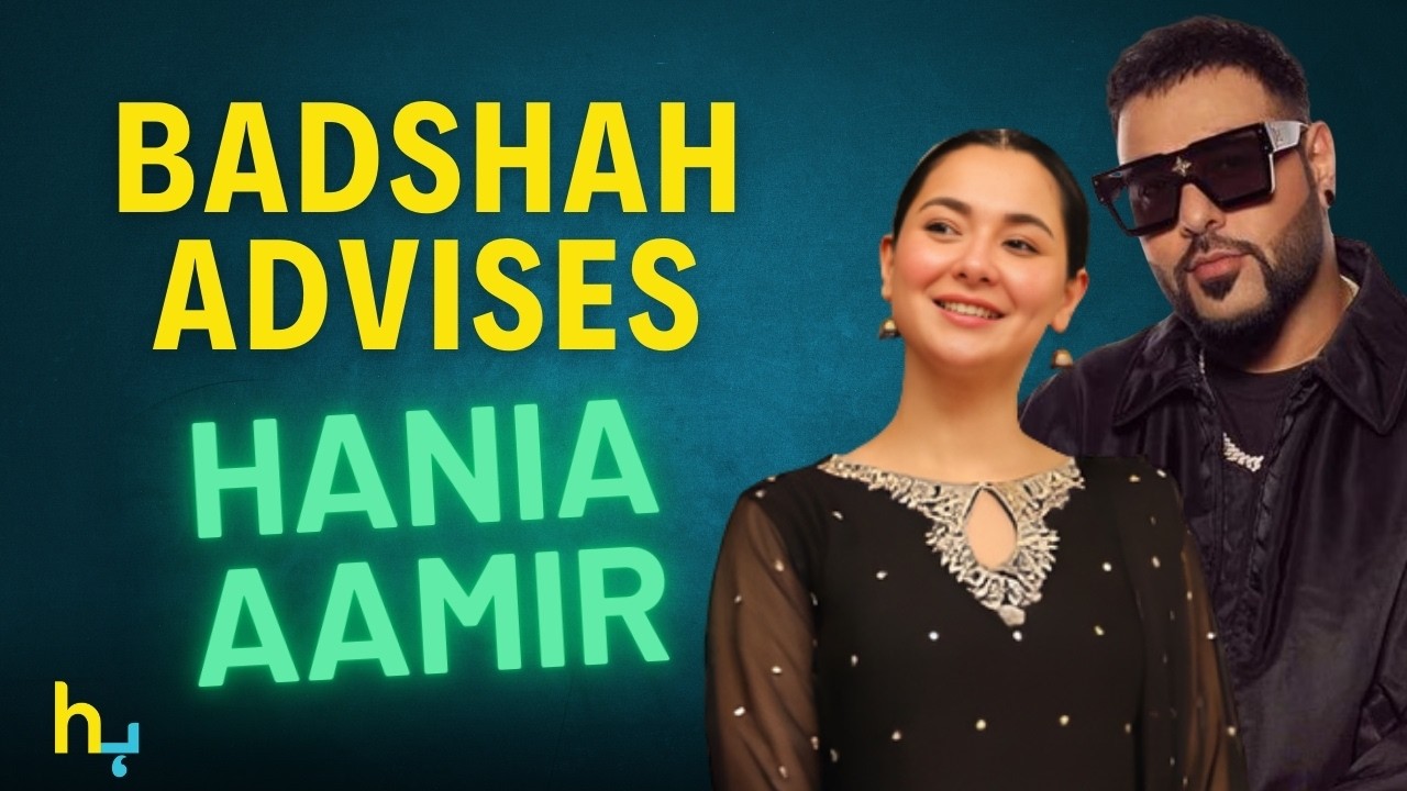 Badshah’s Advice to Hania Aamir 😍 Marriage Hint or Collab Tease? | हानिया आमिर | Hungama Express