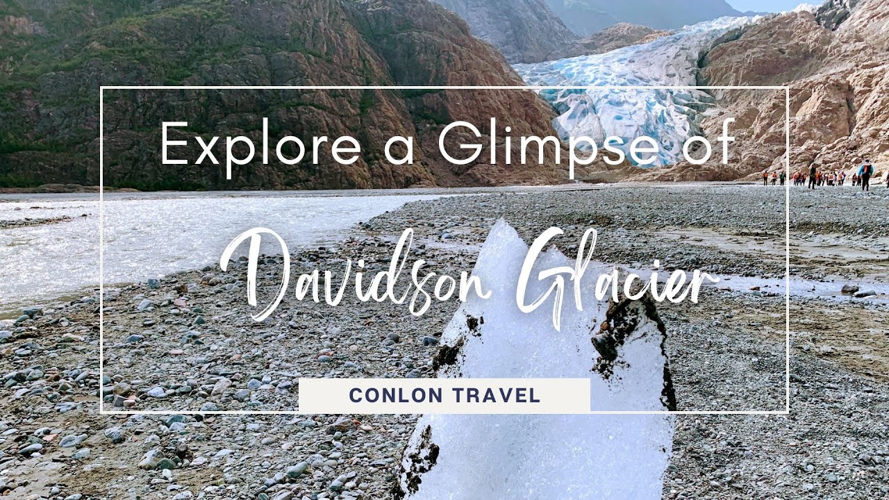 Glimpse of Davidson Glacier Alaska