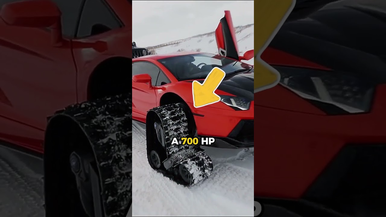This Lamborghini Has Tank Tracks and It's Wild!