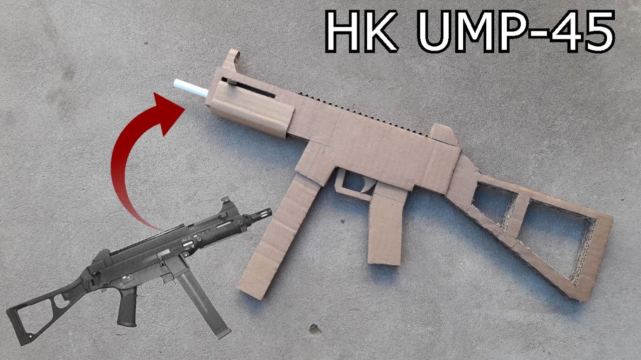 Como hacer un HK UMP-45 de cartón