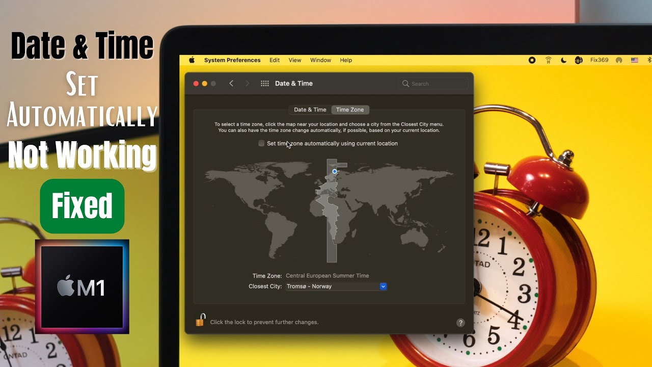 M1 Mac: Set Automatically Date & Time Not Working &ndash; Fixed