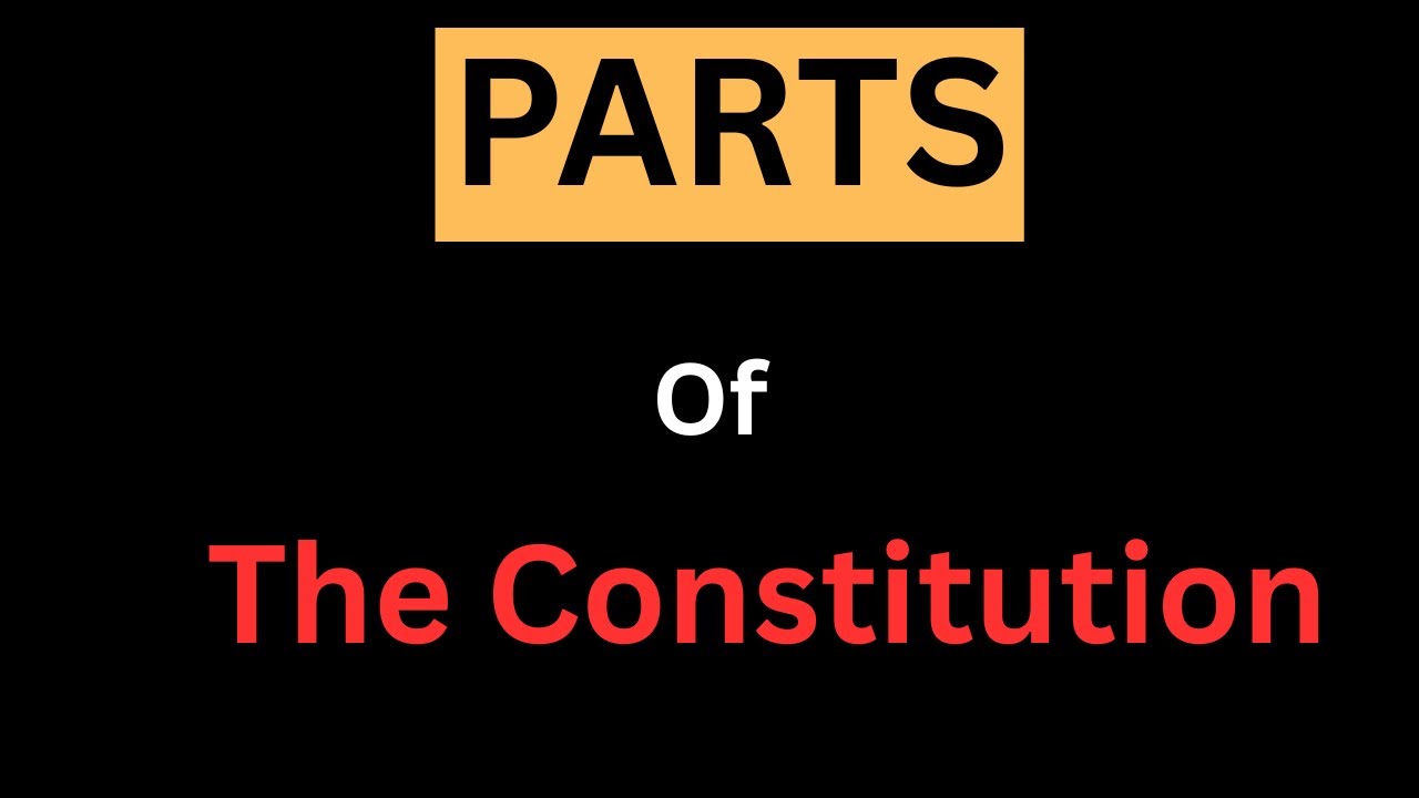 Parts of the Constitution | CDS | NDA #cds #upscexam #upsc  #ias #nda