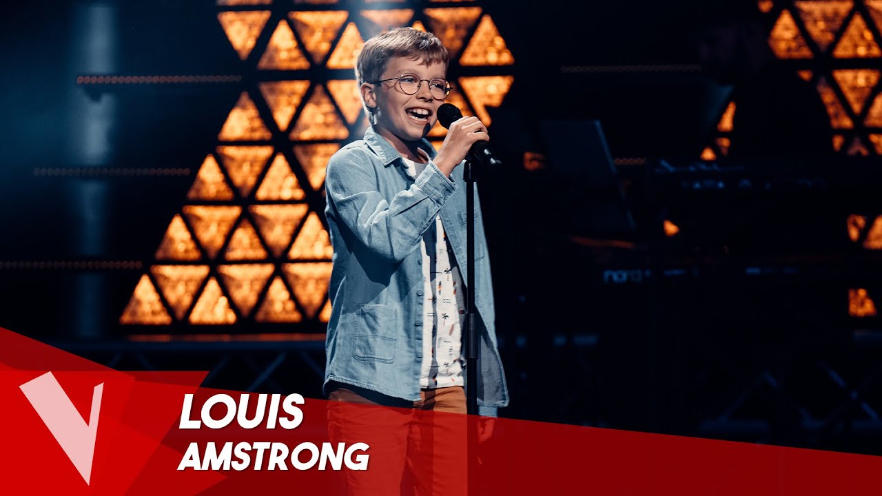 Claude Nougaro &ndash; 'Amstrong' ● Louis | Blinds | The Voice Kids Saison 2