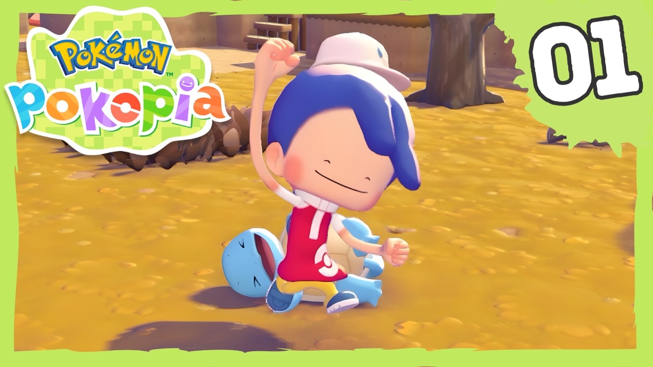 POKEMON POKOPIA #01 - Pokemon + Minecraft + Animal Crossing = ♥️