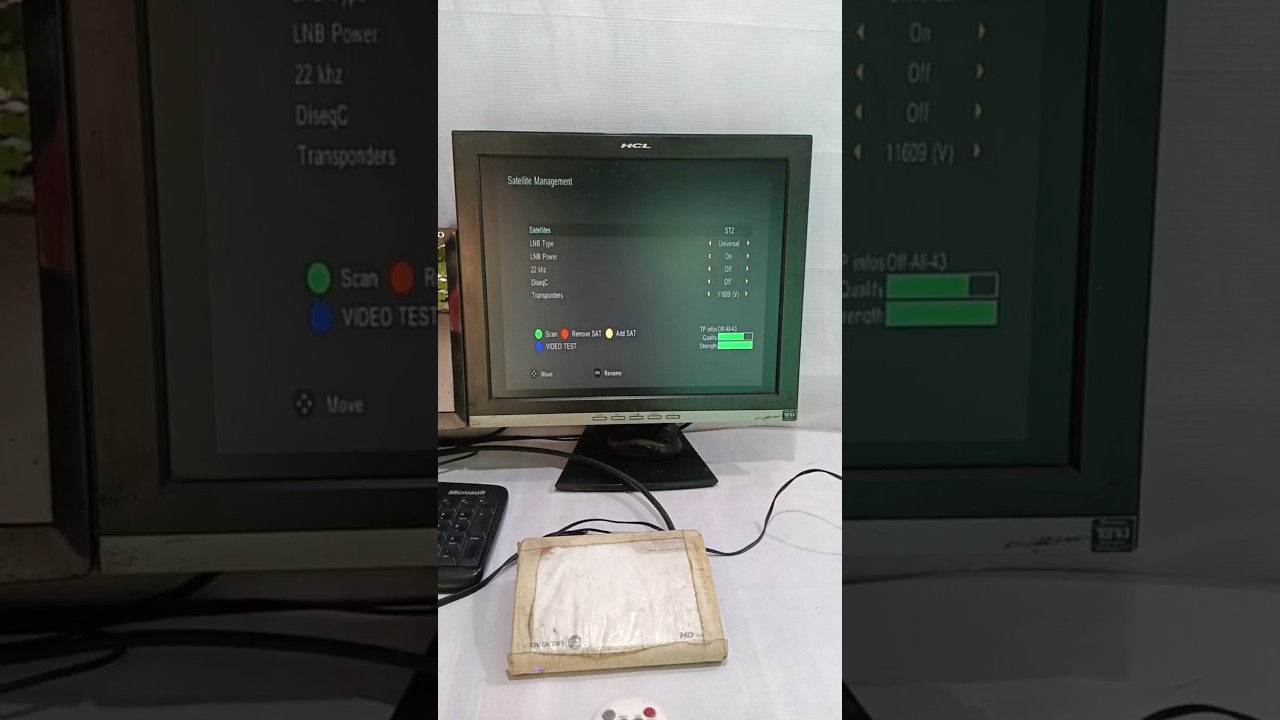 Videocon D2h Signal Test ||#Shorts