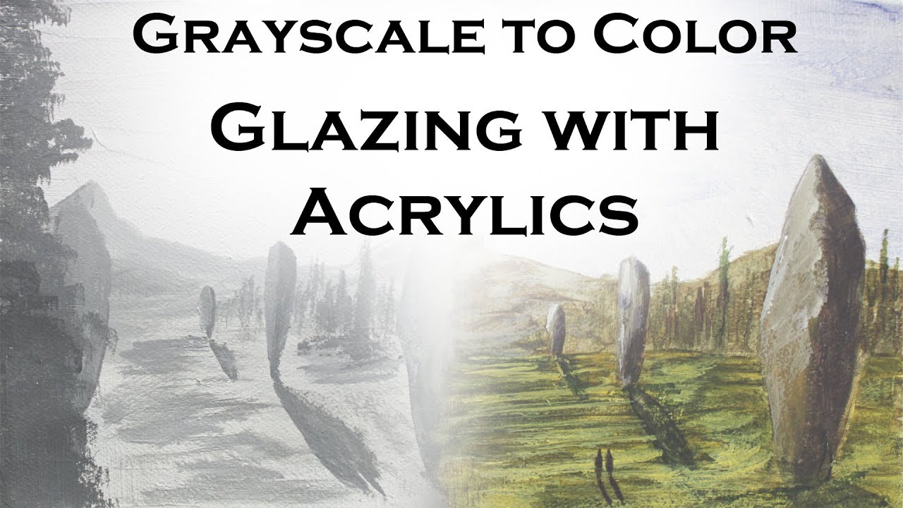 Grayscale to Color Acrylic Glazing