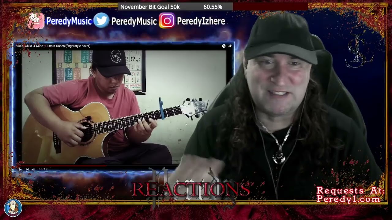 Alip Ba Ta  - Sweet Child O  Mine   Guns n  Roses cover REACTION - Reupload from previous channel