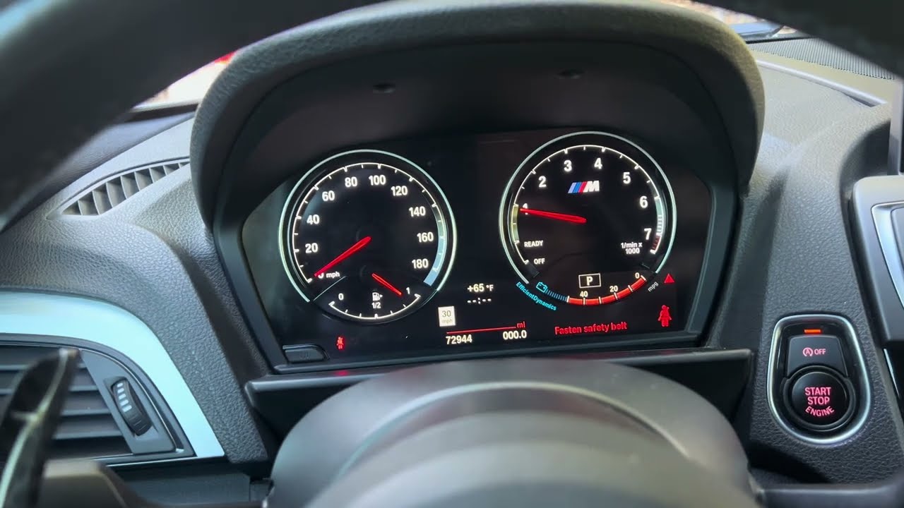 Installing a lci cluster in a bmw m235i m240i m135i/ cluster retrofit. Oil temp gauge