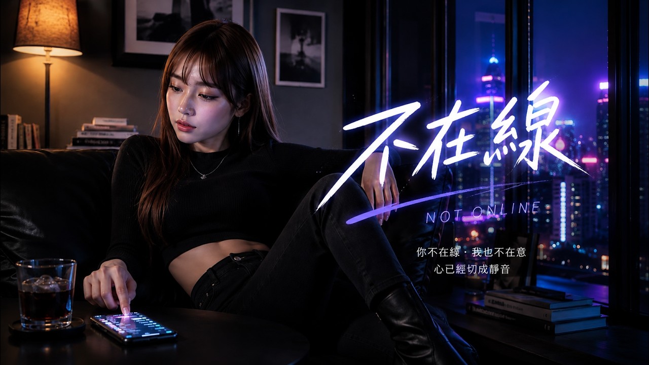 【唯夏 VXYA Music】《不在線》&middot; 心已經切成靜音 &middot; R&B 已讀不回情歌