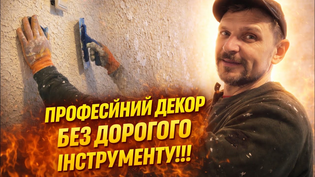 Фігурна штукатурка своїми руками: ізогіпс + сатенгіпс, пакетне нанесення та блискучий фініш!