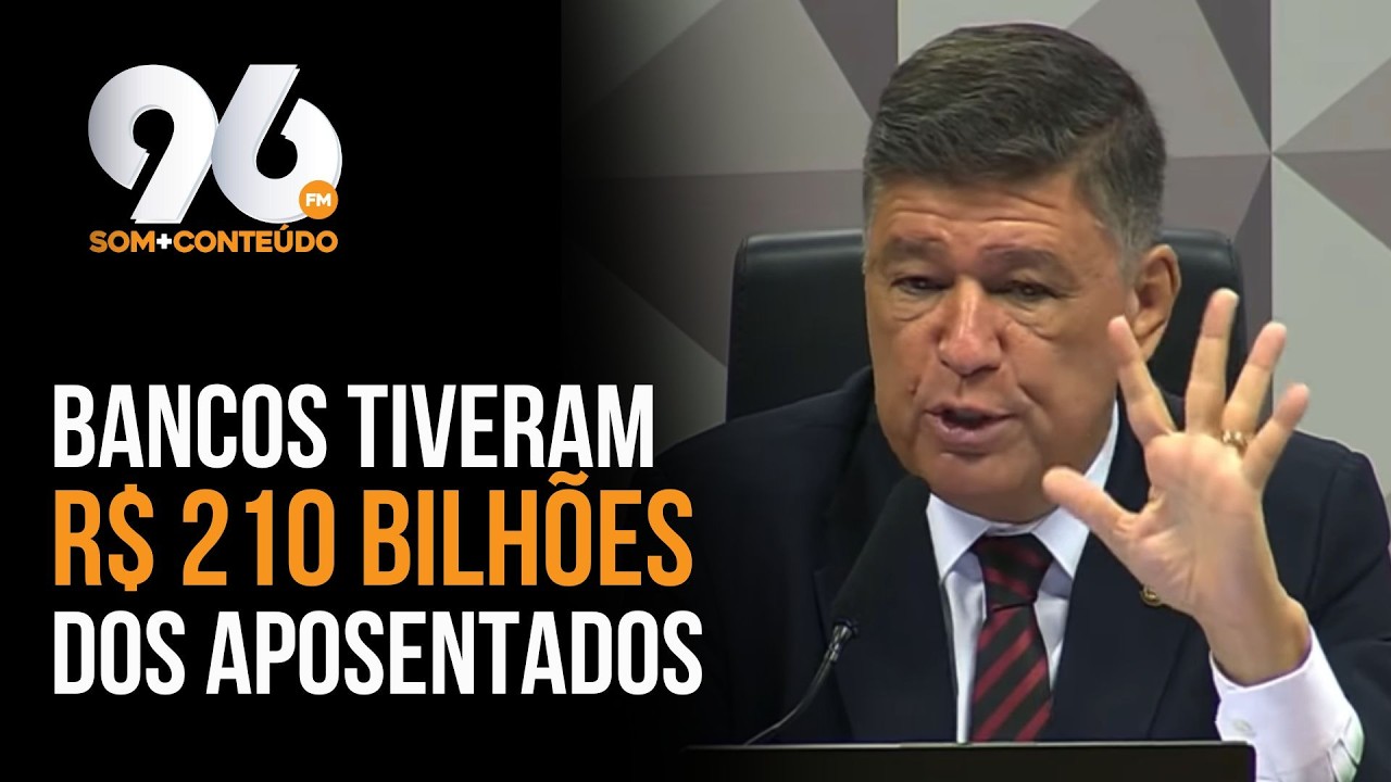 CONSIGNADOS MOVIMENTARAM R$ 210 BILHÕES, revela presidente da CPMI do INSS