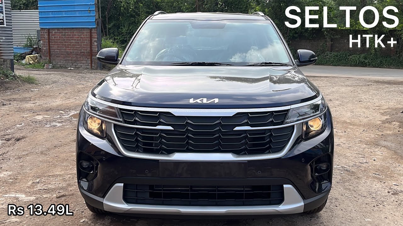 New Kia Seltos Facelift 2023 🔥 | Seltos HTK Plus Petrol Manual @ 13.49L | Blue Colour - Review!
