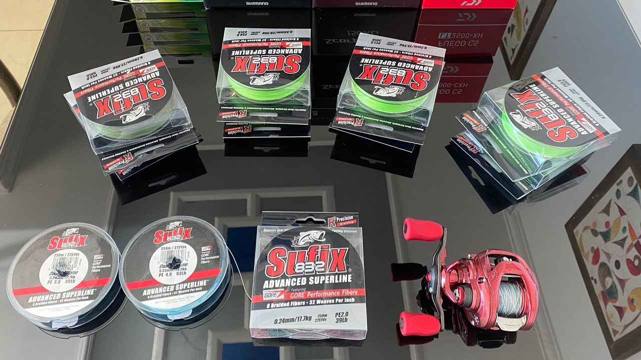 SUFIX 832, uma das melhores linhas de pesca que já usei com materiais de altissima qualidade… 🤟🏻😁🎣