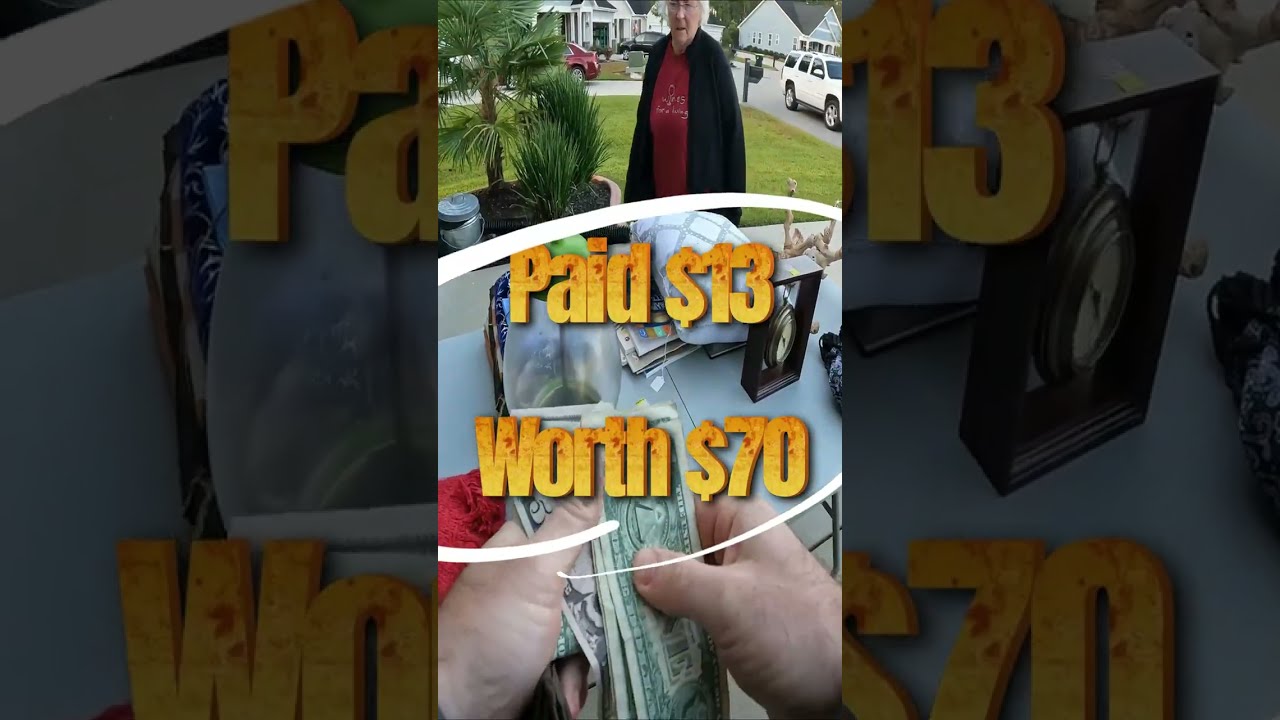 Do this at Yard Sales to Make Money!
