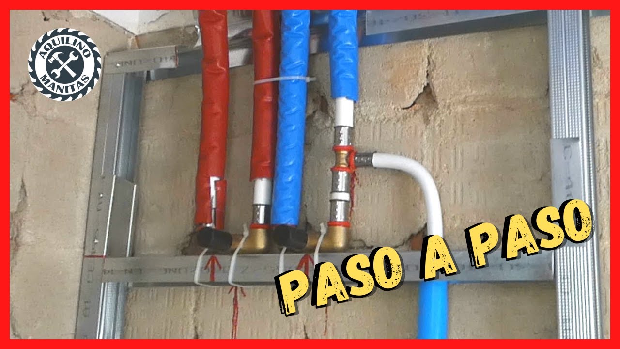 💥Como hacer INSTALACIÓN de AGUA para BAÑO con MULTICAPA, El Video MEJOR EXPLICADO y COMPLETO.