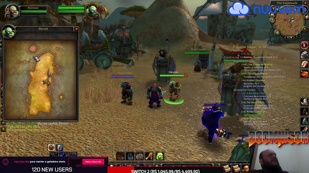 OnlyFrangos WOW HARDCORE, SERVER: DOOMHOWL !opera 
