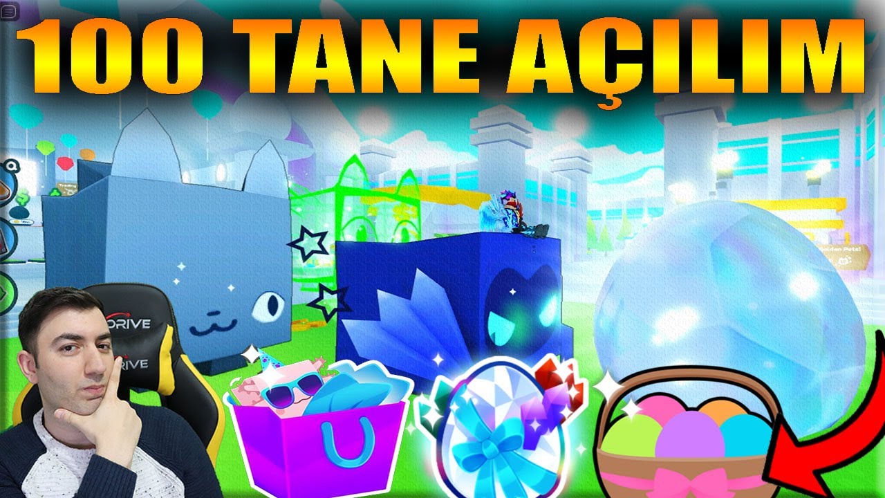100 Tane Açılım Yaptım - Kaç Huge Çıktı ??/ Roblox Pet Simulator X