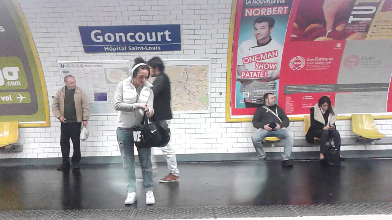 Trajet de Arts et Métiers à Pyrénées sur la ligne 11