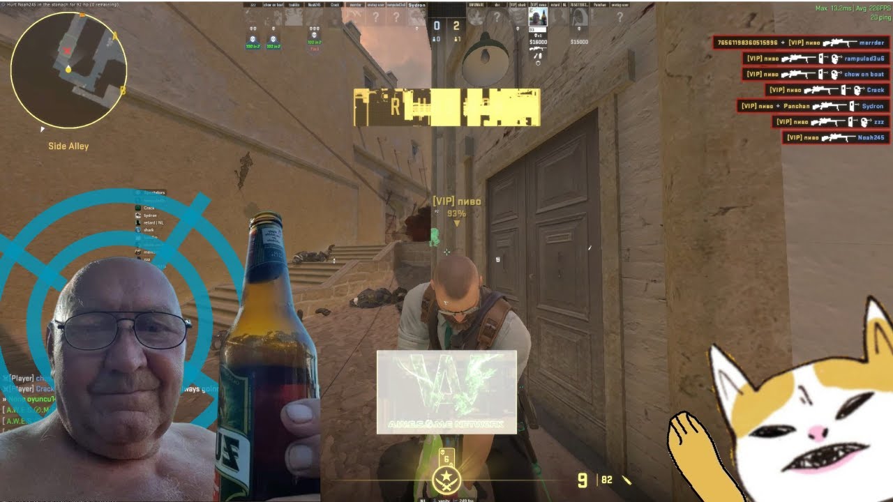 #cs2 Dominating HvH with Neverlose.cc