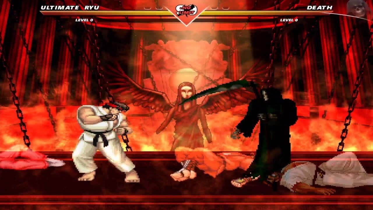 Ryu Vs Angel Of Death (Halloween Special Battle) - Highest Level Incredible Epic Fight!