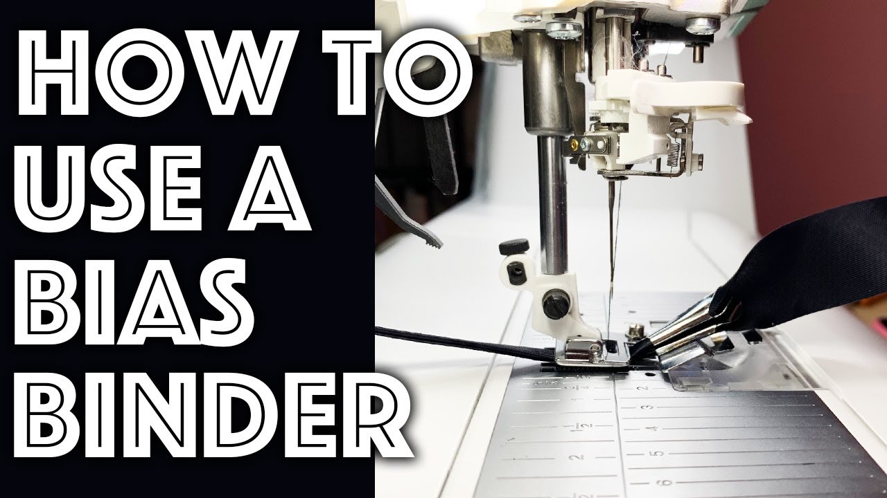 How To Use a Bias Binder (Bias Tape Foot) | Sew Anastasia