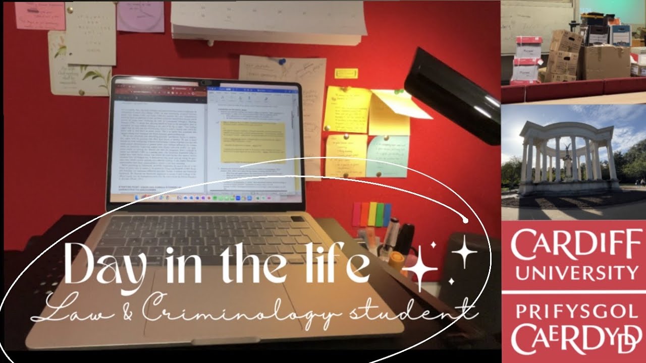 Day in the life of a final year law & criminology student 👀