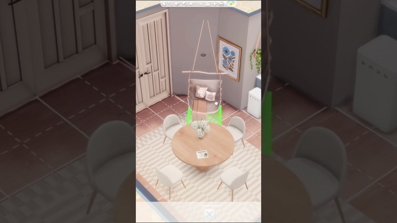 The Sims 4 Speed Build | Mali Kitchen | CC | ASMR Speedbuild Part 3