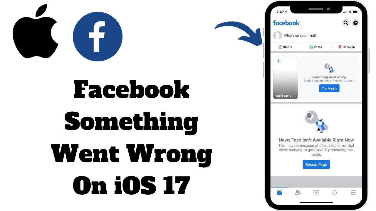 How To Fix Facebook Something Went Wrong iPhone