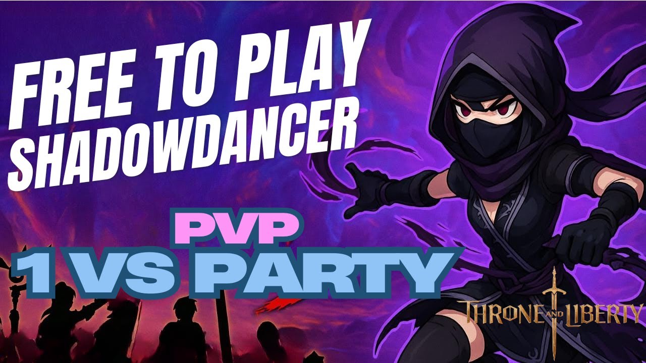 F2P Shadowdancer/Spear Dagger PVP 1vParty - Throne and Liberty #2