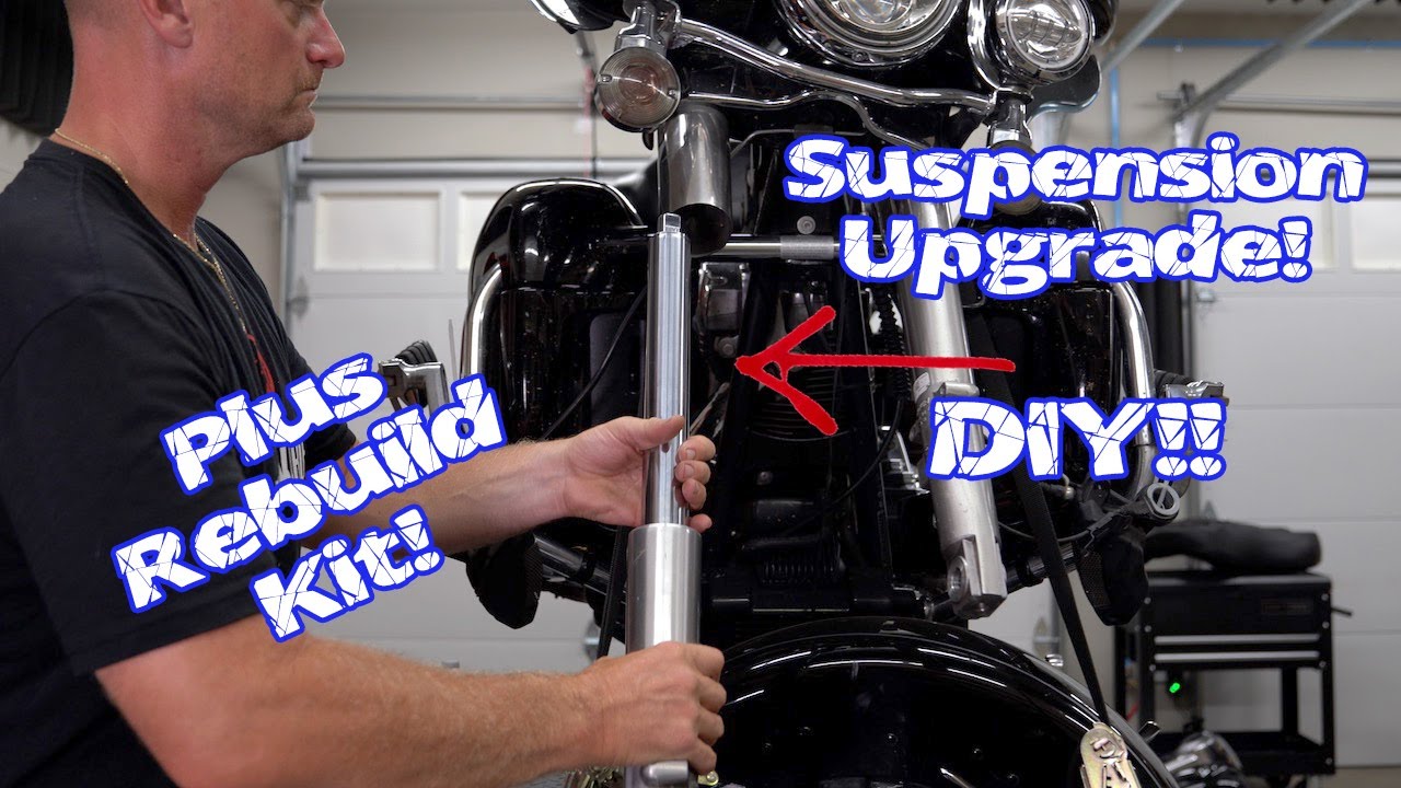 Harley-Davidson Front Fork Rebuild Kit & New Suspension Tutorial