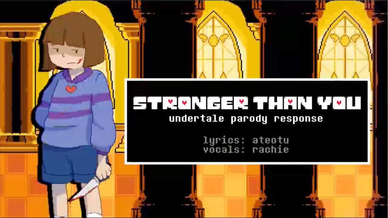 Сильнее, чем ты (Undertale Пародийный ответ) кавер【rachie】