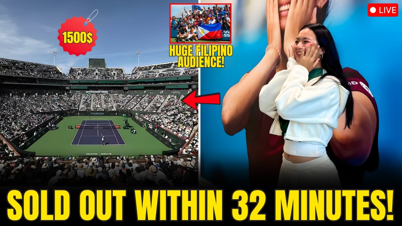 Alex Eala MAKES HISTORY By SELLINGOUT Courtside Seats Despite HIGH PRICES at the Indian Wells Open!