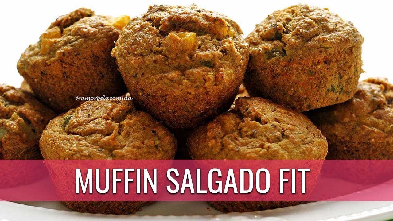 MUFFIN SALGADO DE LIQUIDIFICADOR PROTEICO SEM FARINHA