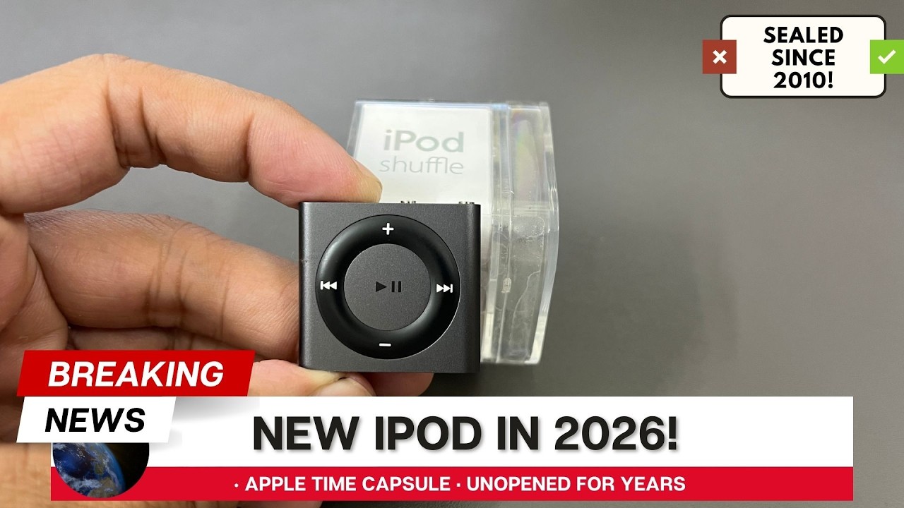 Я распаковал совершенно новый iPod… в 2026 году! | Распаковка запечатанного Apple iPod Shuffle