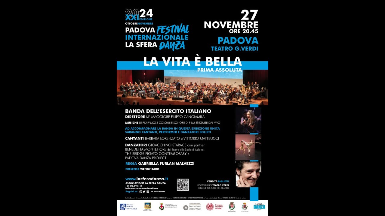 La Vita è Bella -  Concerto Banda dell' Esercito Italiano e Artisti vari - 27 Novembre 2024