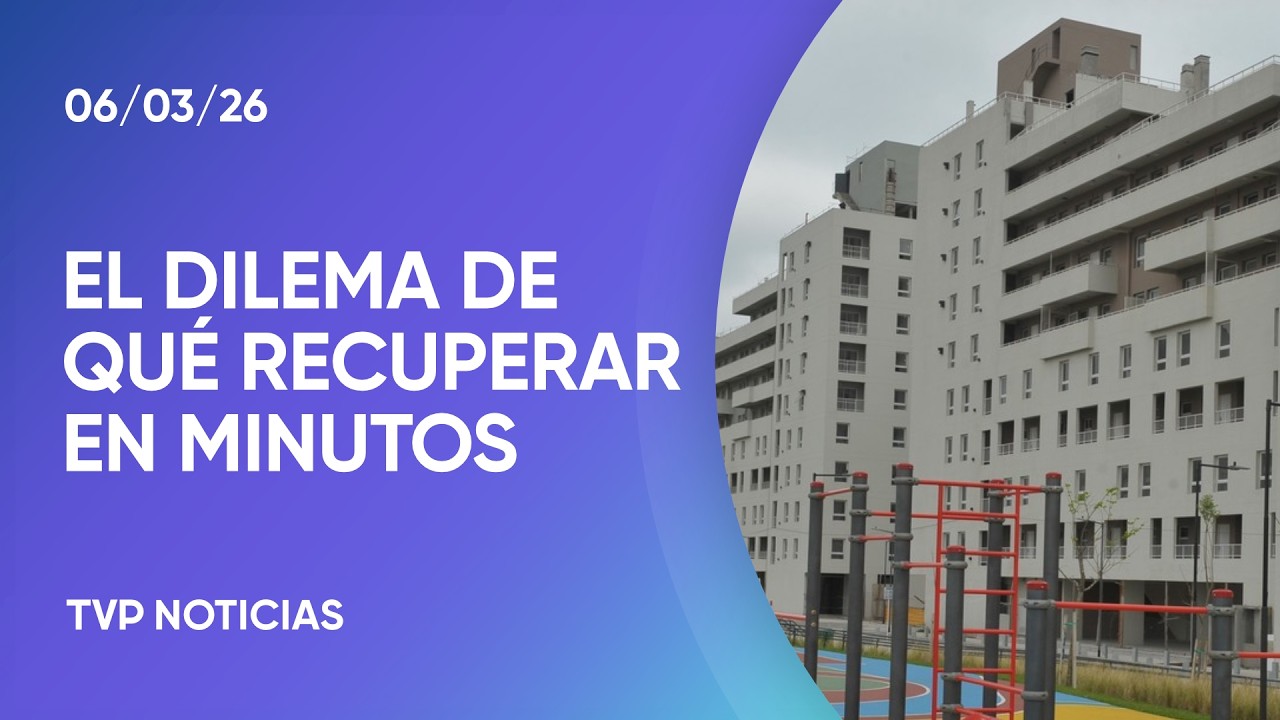 Parque Patricios: los vecinos pueden ingresar a retirar cosas de sus casas