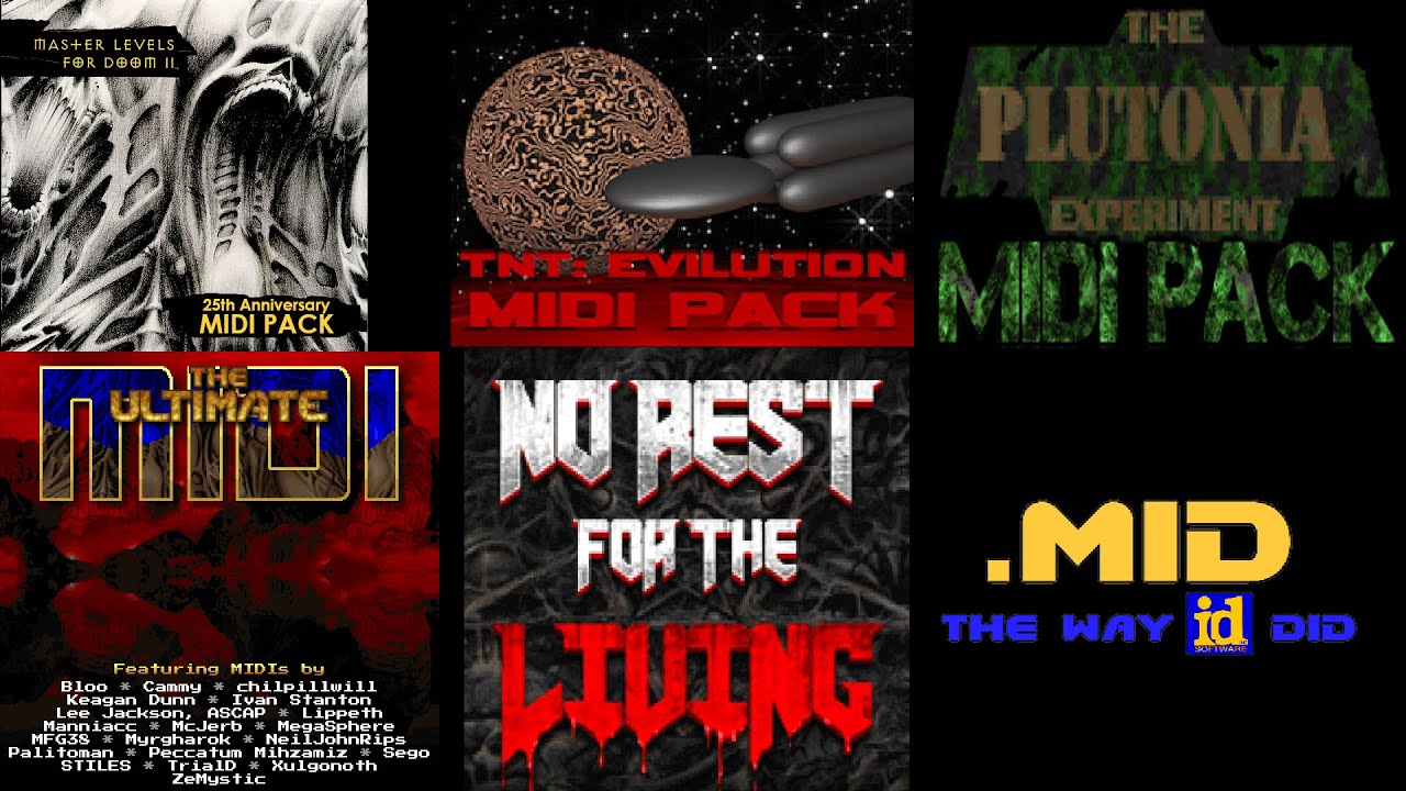 Doom: The Community Soundtrack: Doom, Doom 2, Master Levels, TNT, Plutonia, NRFTL MIDI Packs