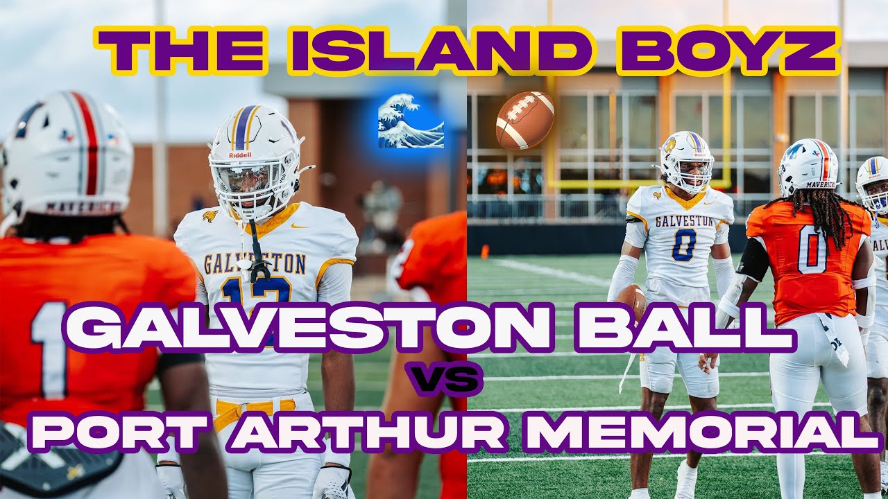 The Island Boyz take over 🌊🏈🏄‍♂️ || Galveston Ball vs Port Arthur Memorial