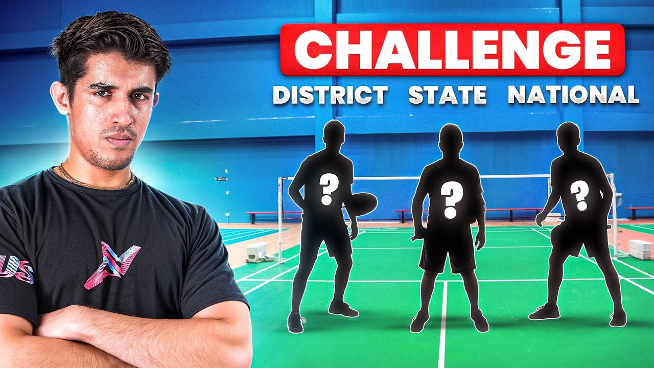 I Played Against District, State & National Level Badminton Players!