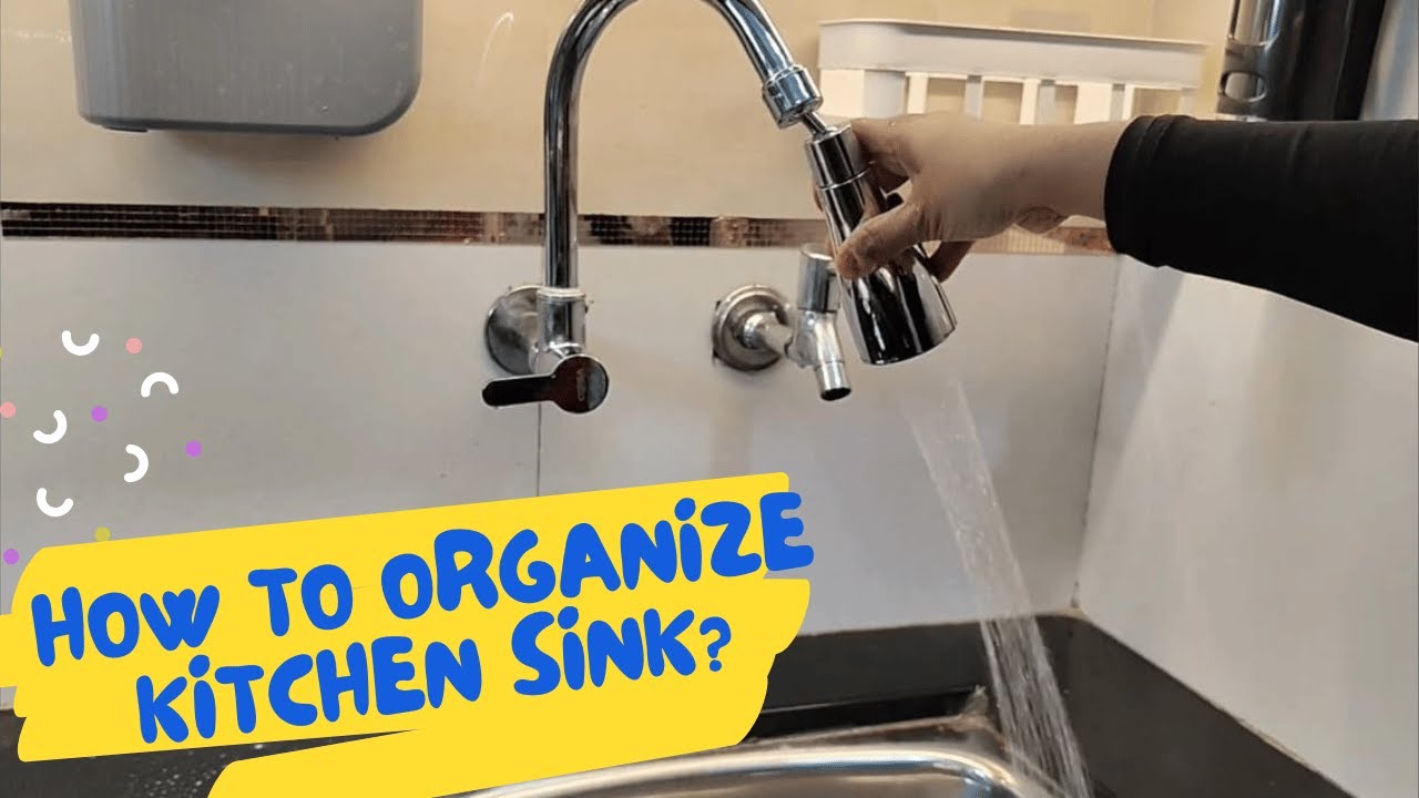 How to Organize Kitchen Sink | Small Kitchen Organization - Part 2