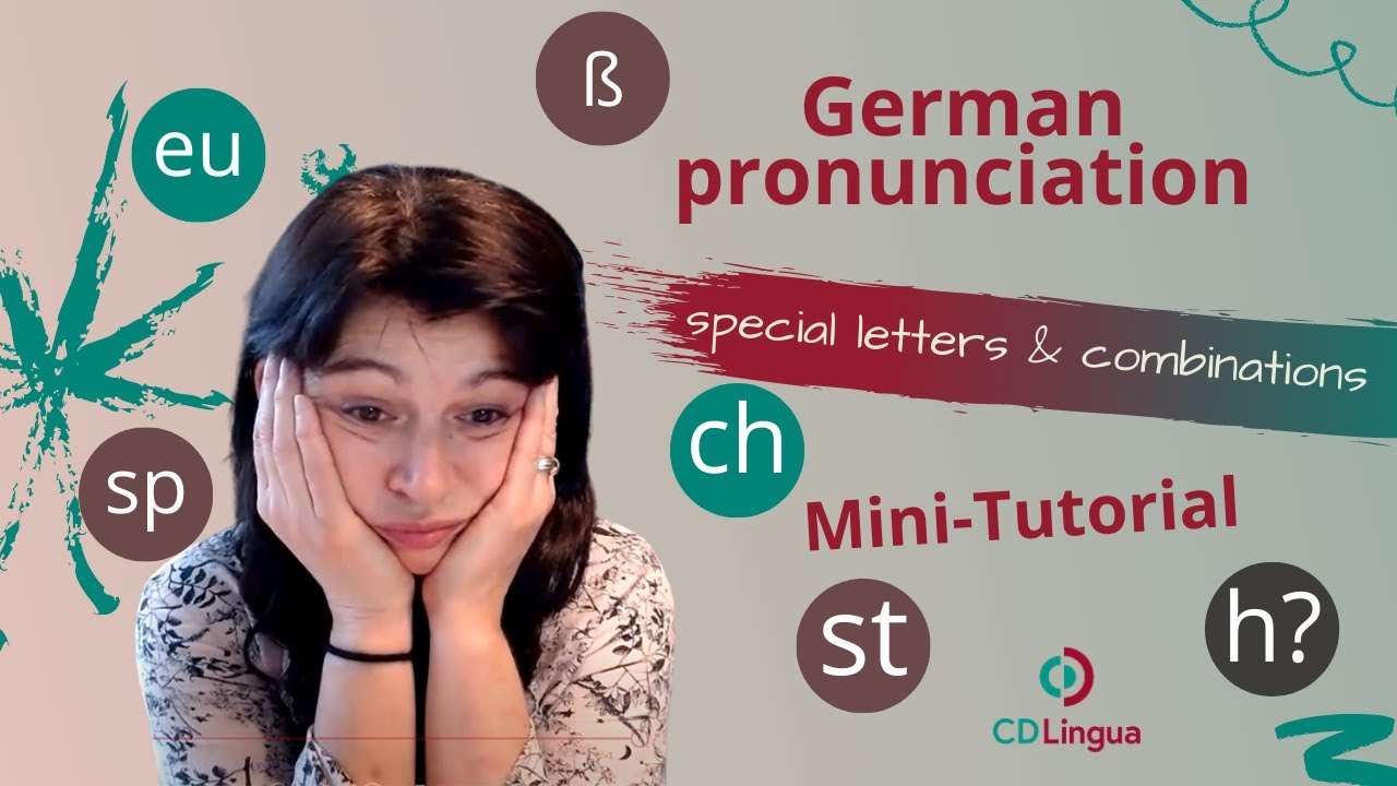 How to pronounce German special letters and combinations | german pronunciation | deutsche Betonung