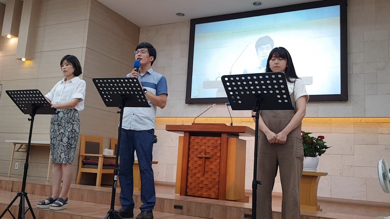 7월17일 예배전 찬양(반주자 시점)