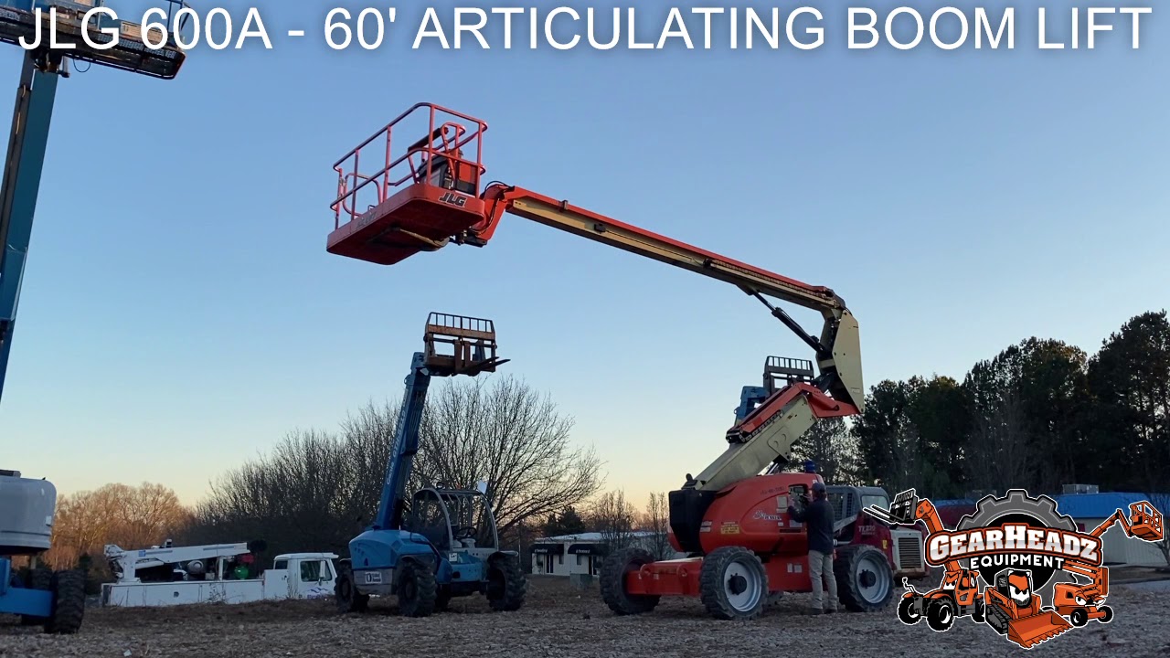 Что такое коленчатый подъемник? - JLG Boom Lift