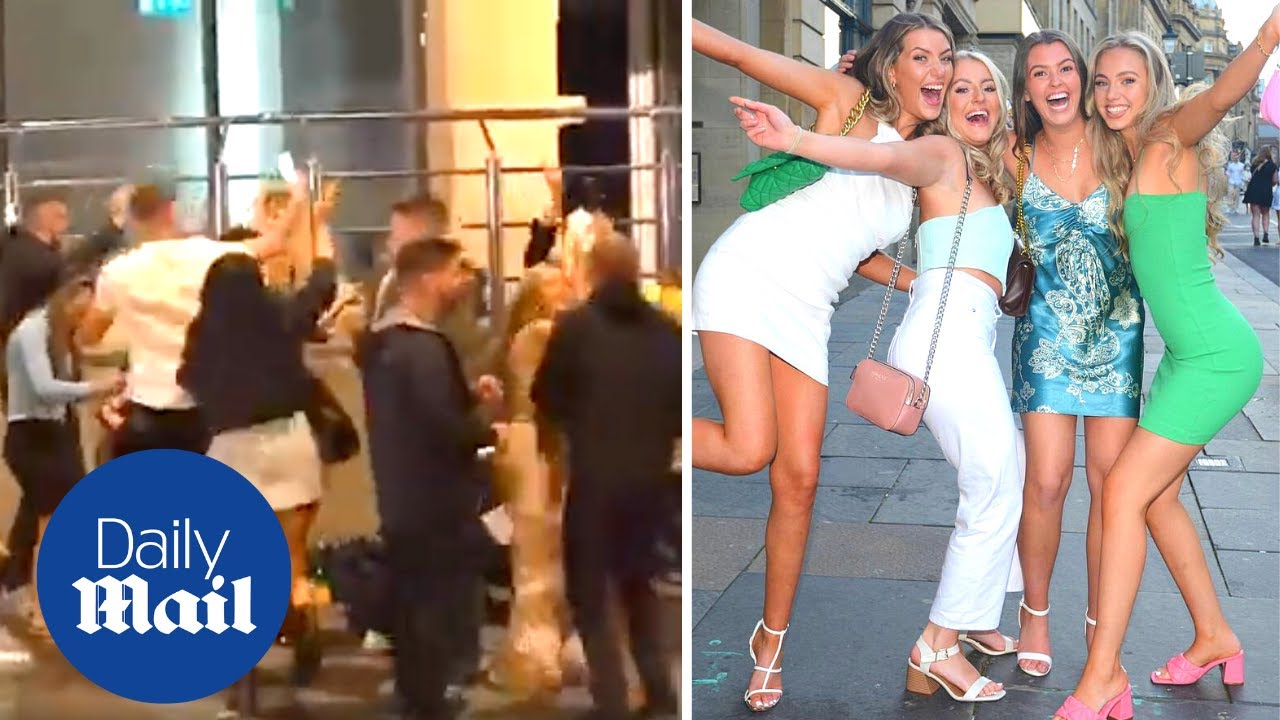 People in Newcastle celebrate Bank Holiday weekend at outdoor rave