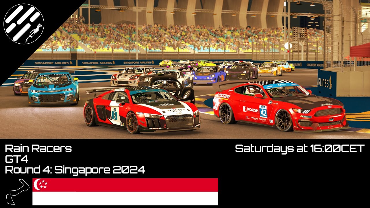 Rain Racers | GT4 World Series | Race 4 Singapore