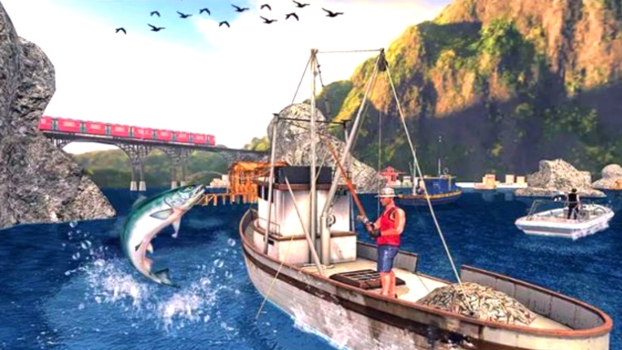 Boat Fish Catch Game Simulator 3D-Best Boat Game Simulator 3D-Android Gameplay