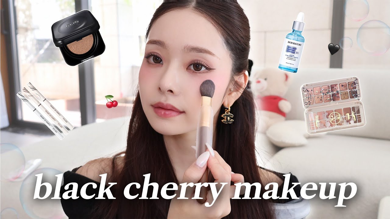 GRWM🍂가을준비 같이해요ㅣ실패 없는 블랙체리 메이크업🍒