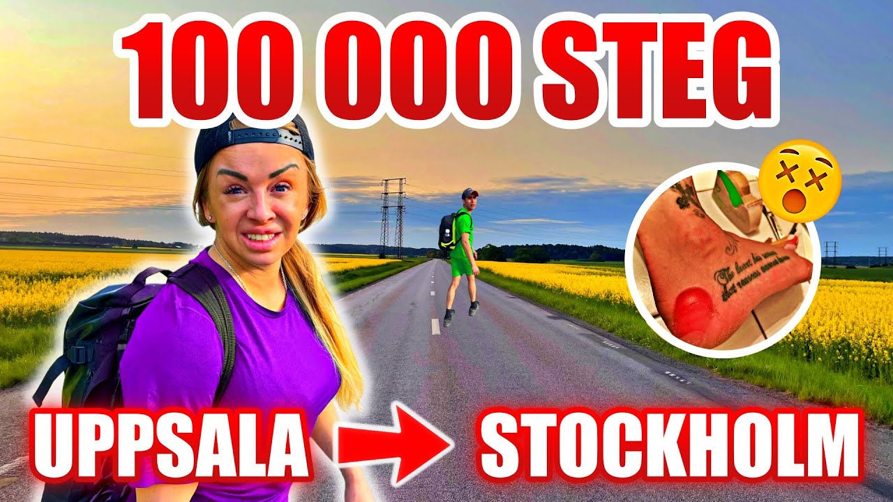 KLARAR VI GÅ 100 000 STEG PÅ 24 TIMMAR