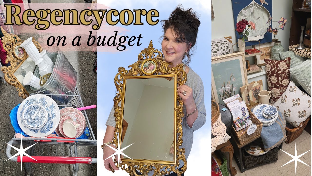Thrifting Like a Regency Romantic | Bridgerton Vibes & Reseller Displays