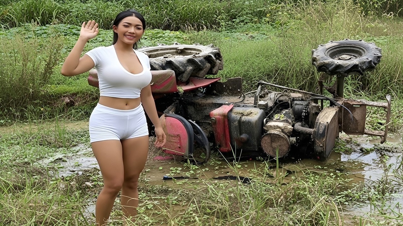 They Left This Farm Vehicle to Rot for Decades… Until a Genius Girl Restored It From Scratch